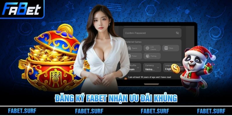 Đăng ký Fabet nhận ưu đãi khủng