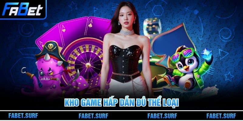 Kho game hấp dẫn đủ thể loại