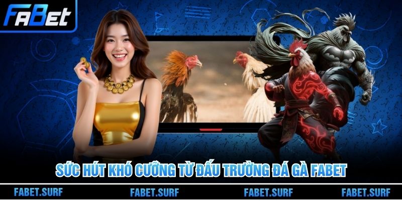 Sức hút khó cưỡng từ đấu trường đá gà Fabet